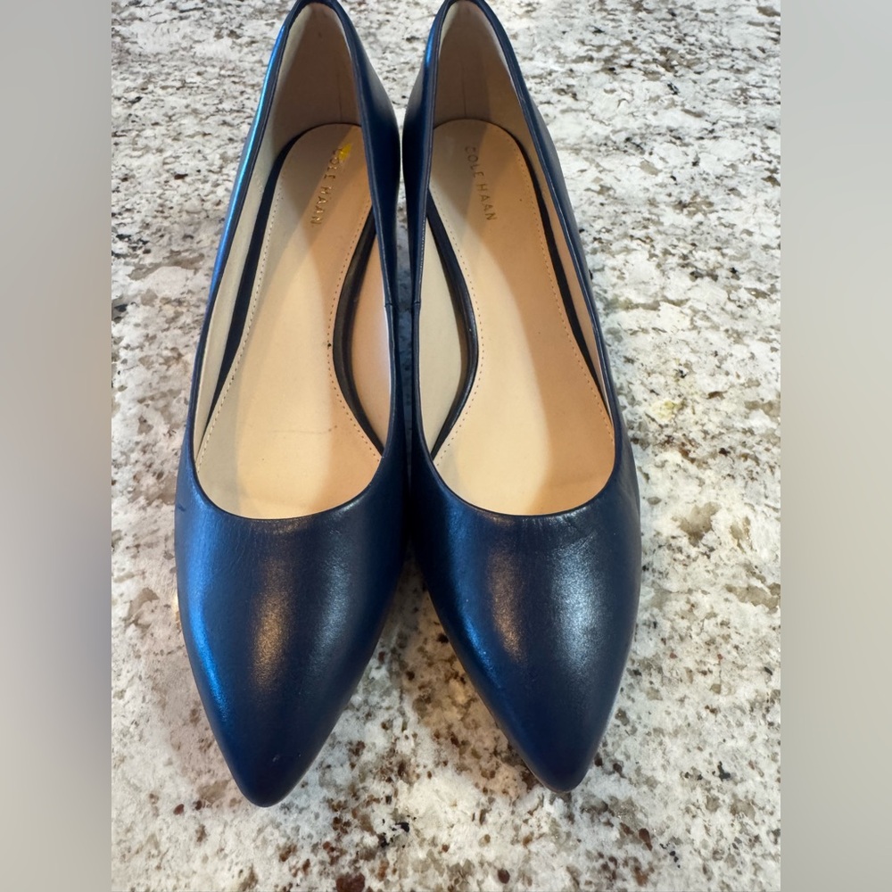 Cole Haan Classic Navy Blue Heels